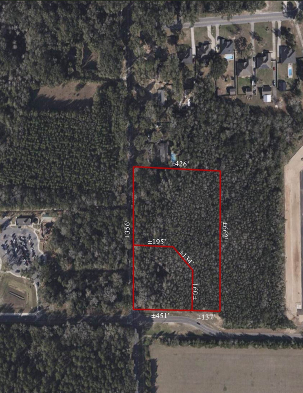 W Spencer Field Road, Milton, FL for sale Aerial- Image 1 of 1