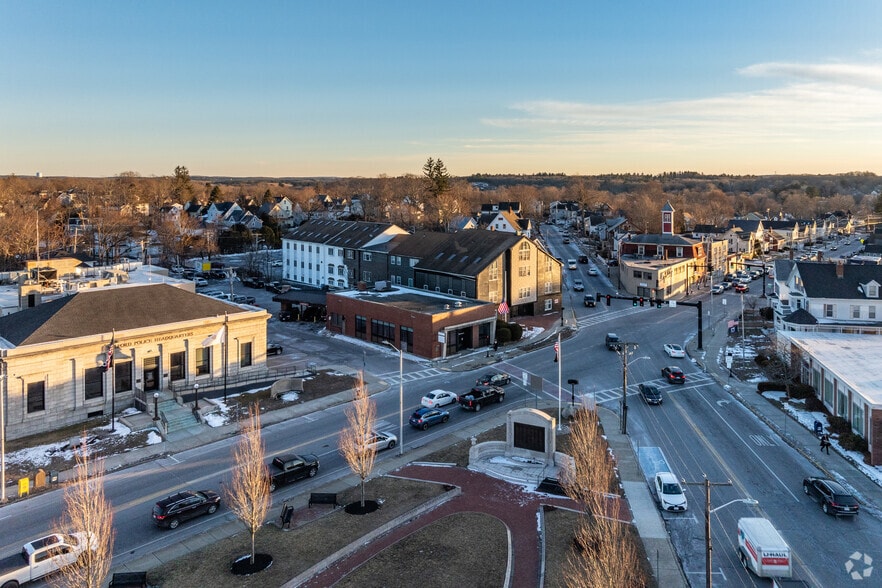 256 Main St, Milford, MA for lease - Aerial - Image 2 of 4