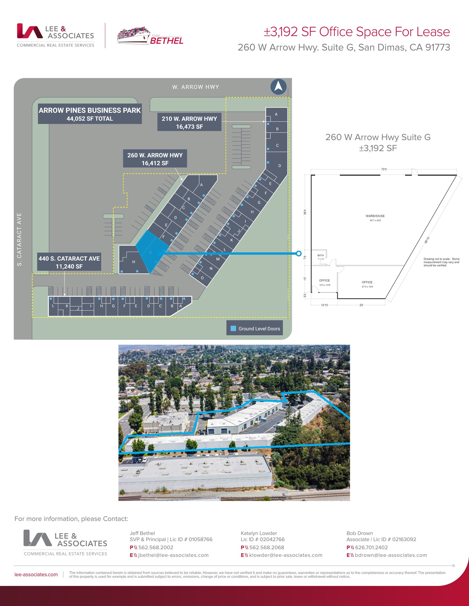 260 W Arrow Hwy, San Dimas, CA for lease Site Plan- Image 1 of 2