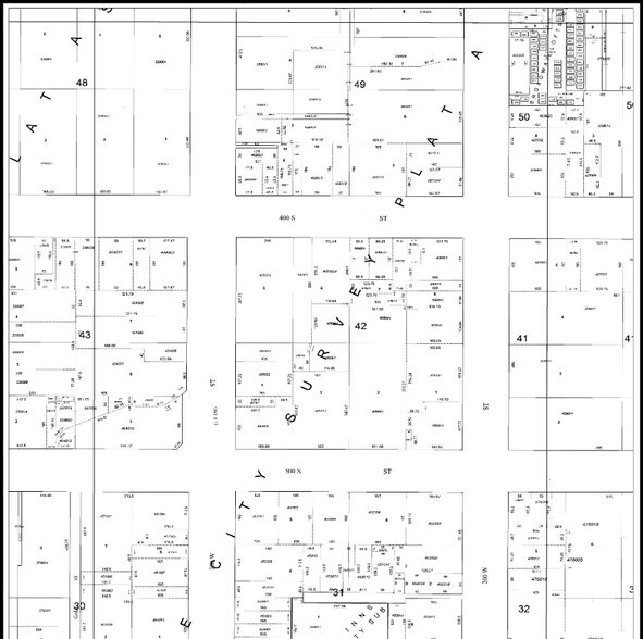 280 W 500 S, Salt Lake City, UT for sale - Plat Map - Image 3 of 3