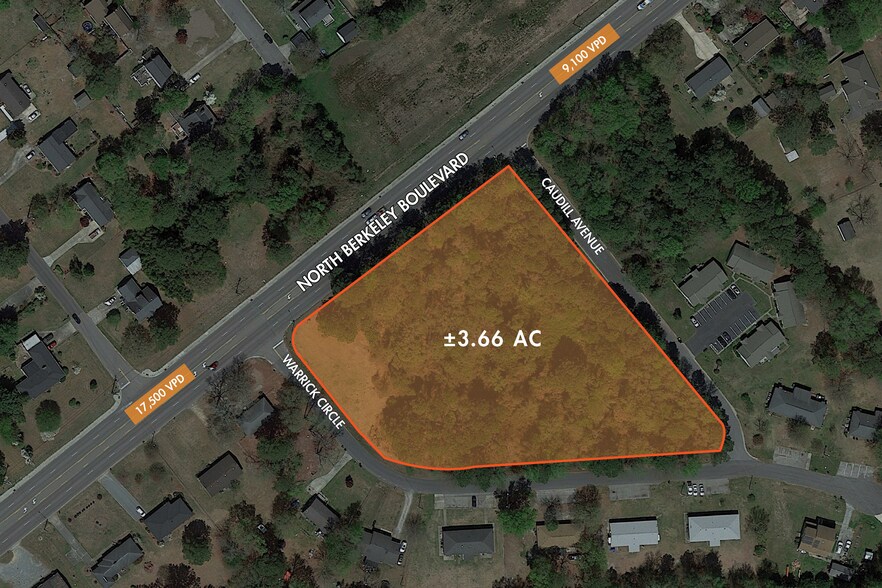 North Berkeley Blvd, Goldsboro, NC for sale - Aerial - Image 2 of 2