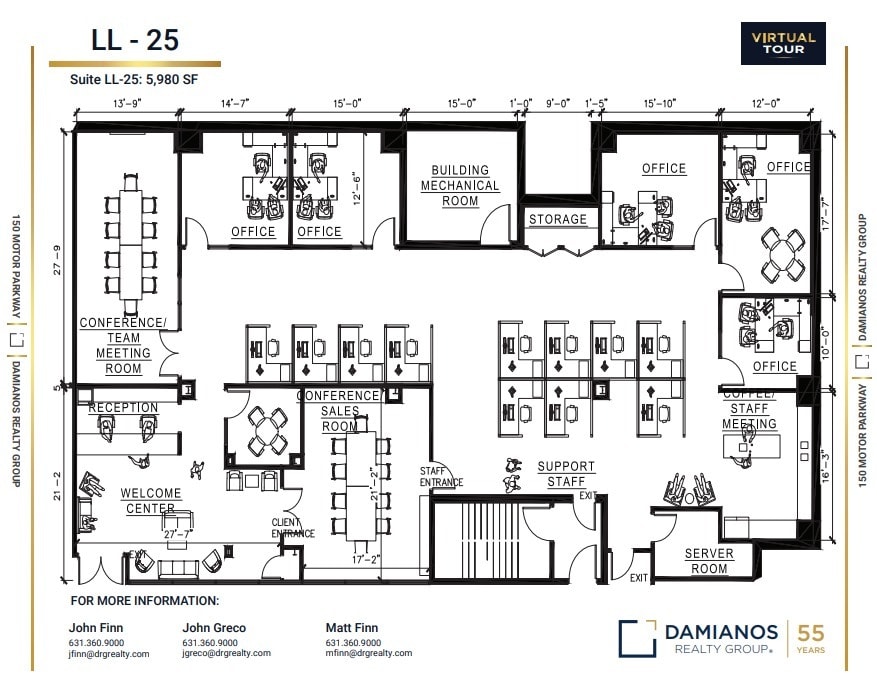 150 Motor Pkwy, Hauppauge, NY for lease Floor Plan- Image 1 of 1