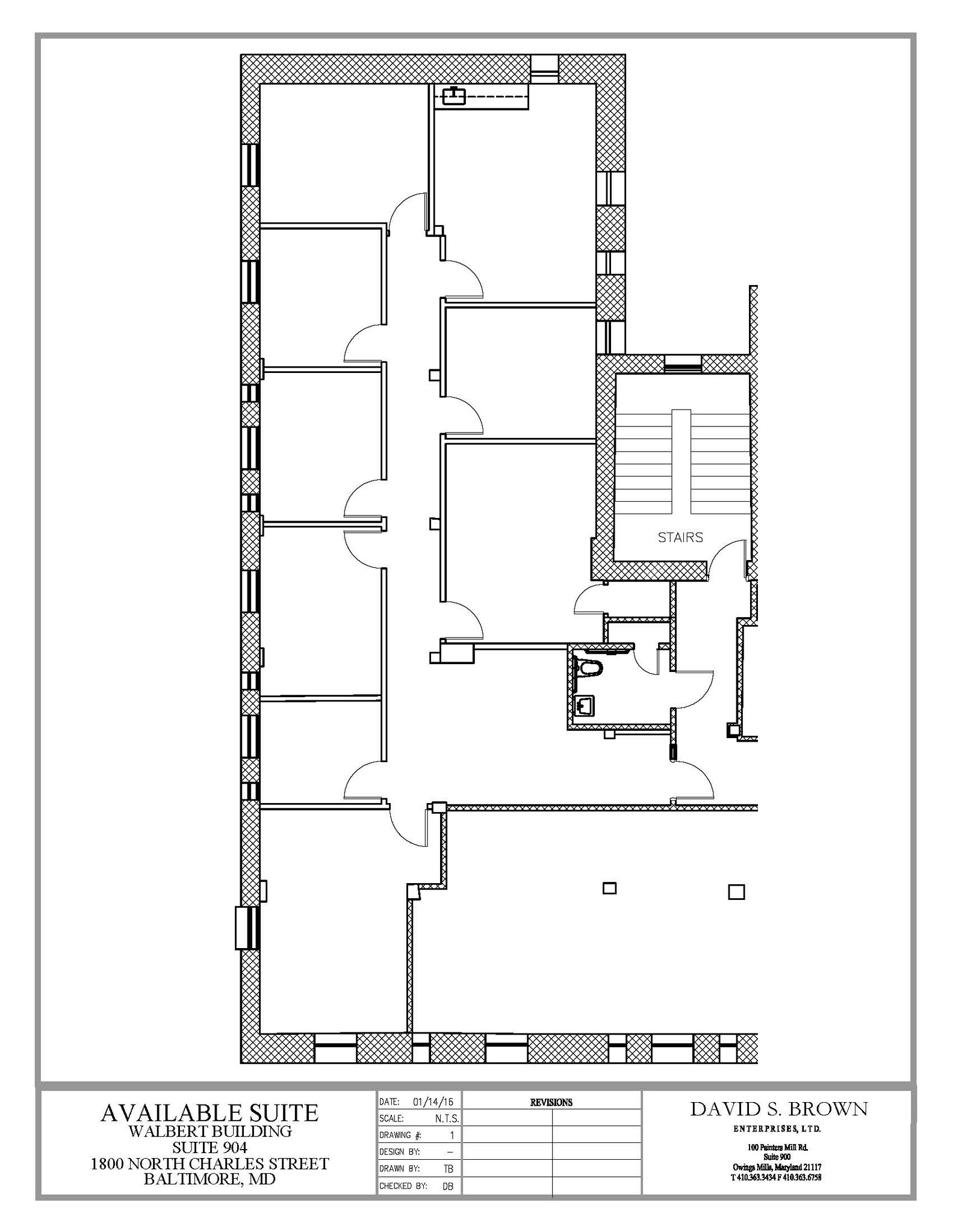 1800 N Charles St, Baltimore, MD for lease Floor Plan- Image 1 of 1