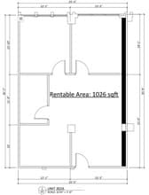 301 14th St NW, Calgary, AB for lease Floor Plan- Image 1 of 2