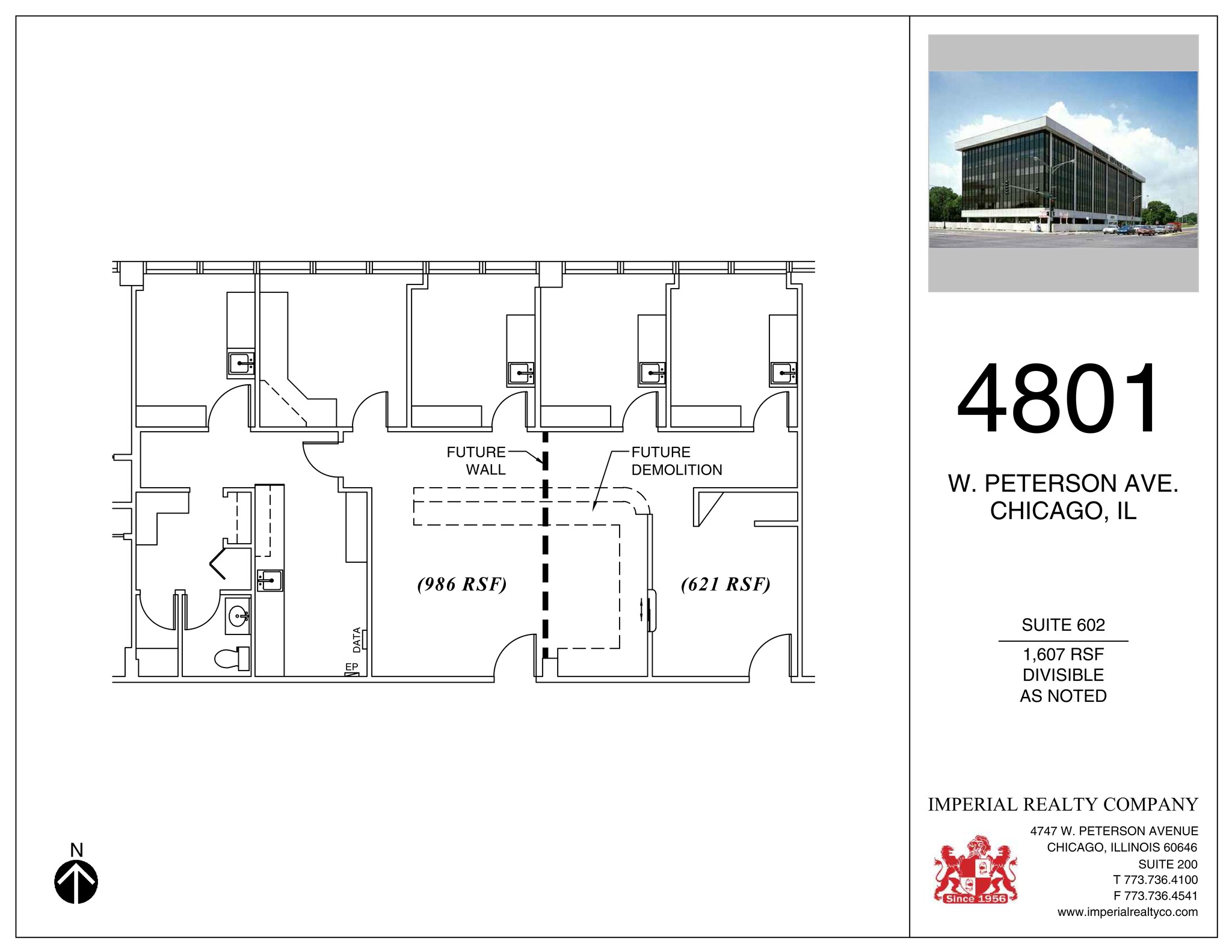 4801 W Peterson Ave, Chicago, IL for lease Site Plan- Image 1 of 2