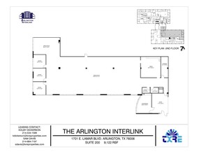 1701 E Lamar Blvd, Arlington, TX for lease Floor Plan- Image 1 of 2