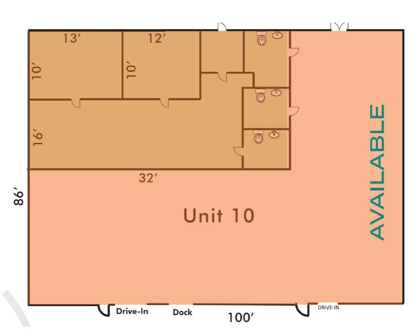 7620-7640 Tyler Blvd, Mentor, OH for lease Floor Plan- Image 1 of 1