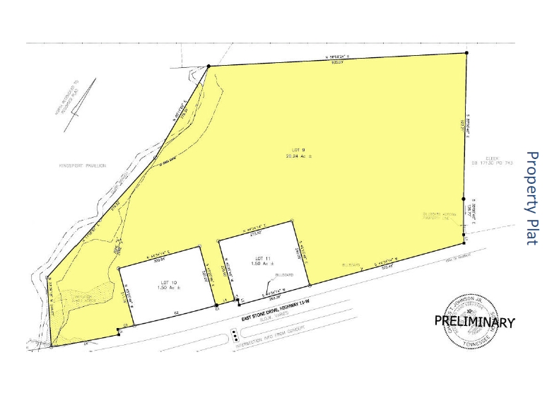 E Stone Dr, Kingsport, TN for sale - Plat Map - Image 2 of 3