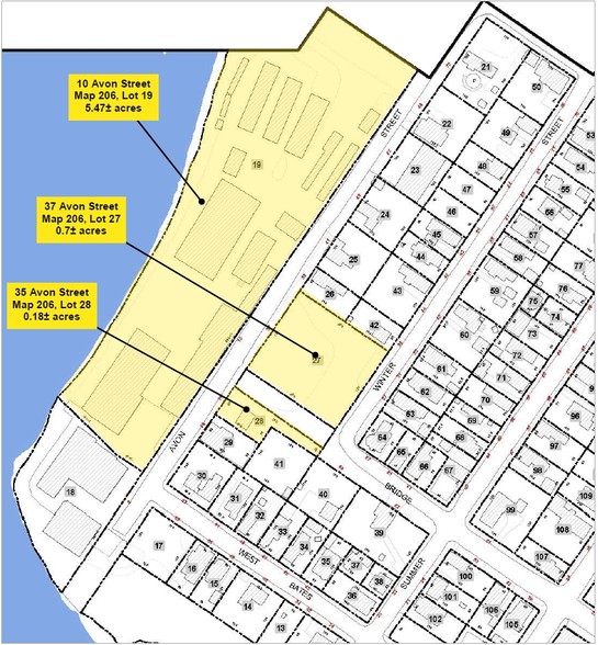 10 Avon St, Lewiston, ME for sale - Plat Map - Image 3 of 7