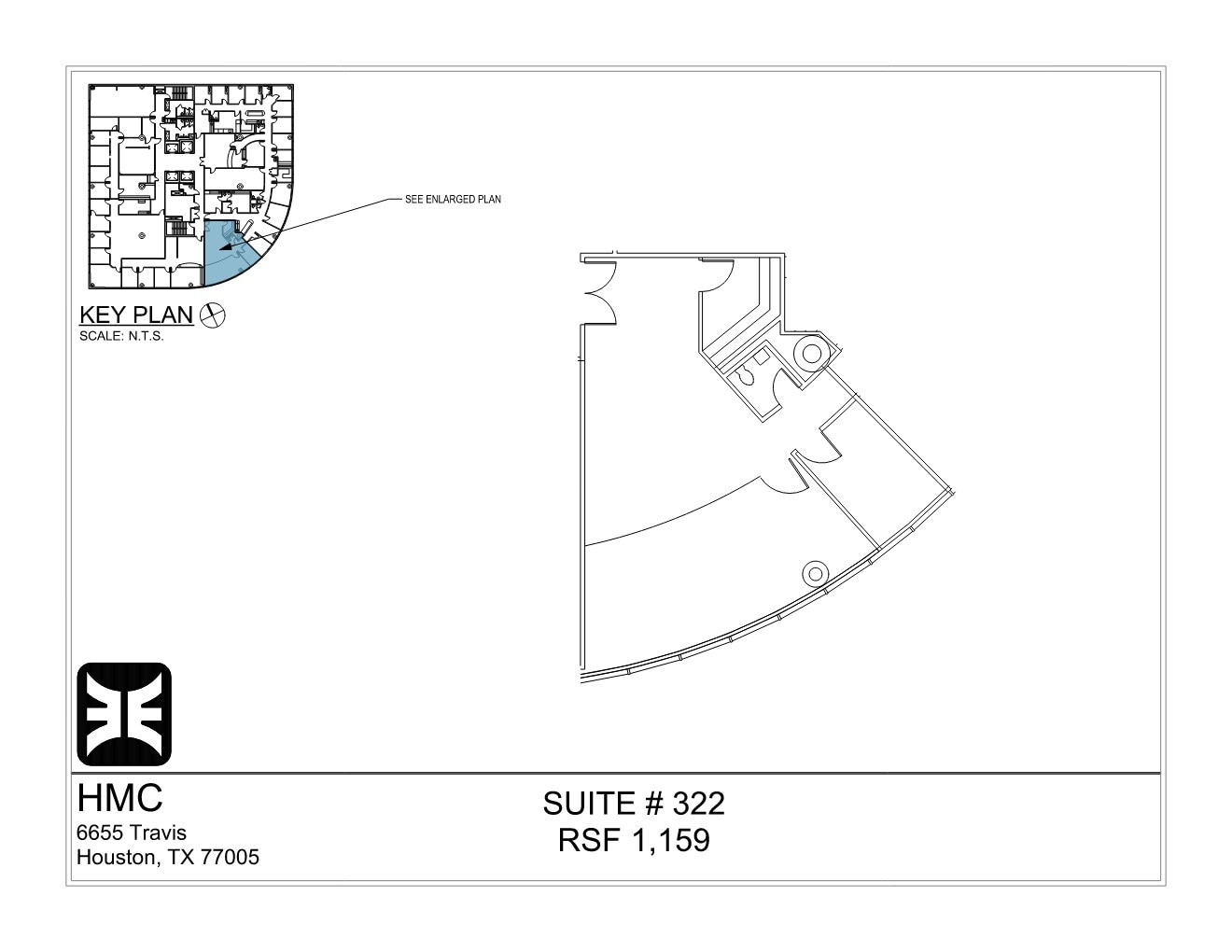 6655 Travis St, Houston, TX for lease Floor Plan- Image 1 of 1