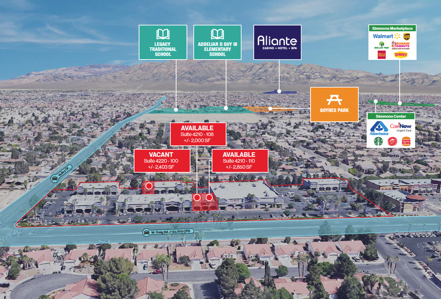 4116-4280 W Craig Rd, North Las Vegas, NV for lease - Building Photo - Image 2 of 7