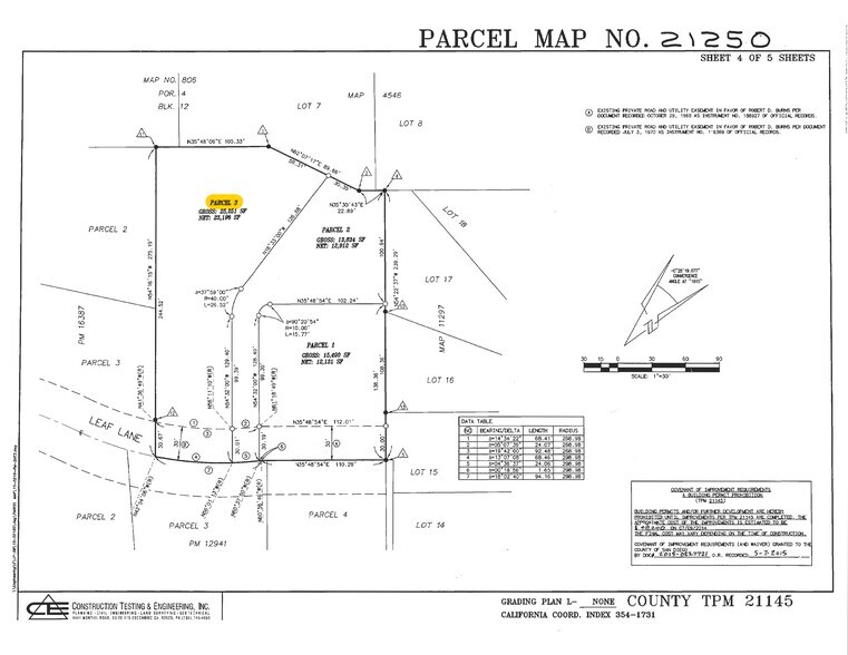 Leaf Ln, Escondido, CA for sale - Site Plan - Image 2 of 2