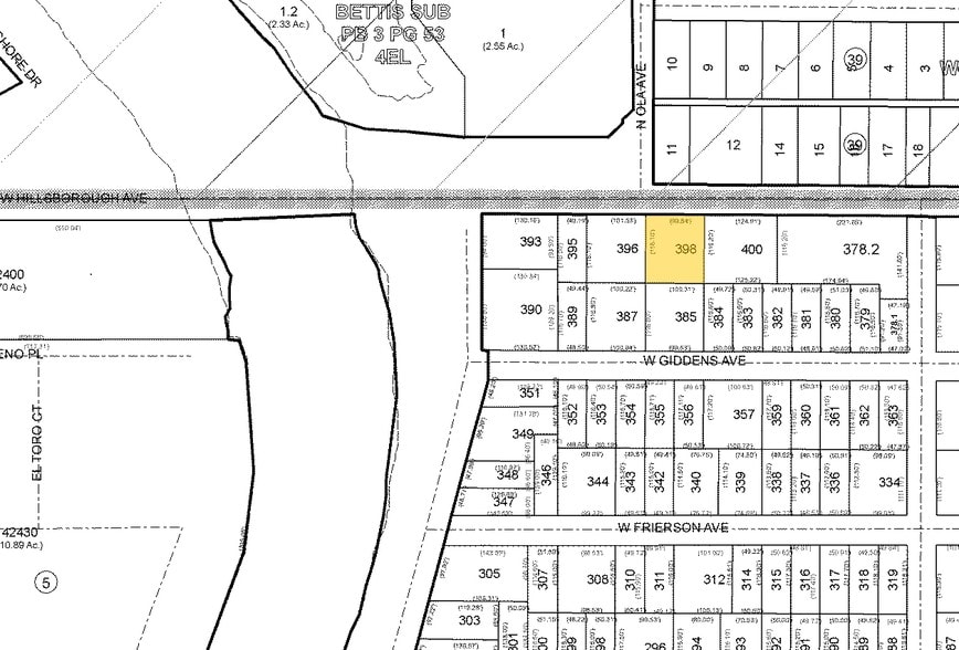 246 W Hillsborough Ave, Tampa, FL for lease - Plat Map - Image 2 of 16