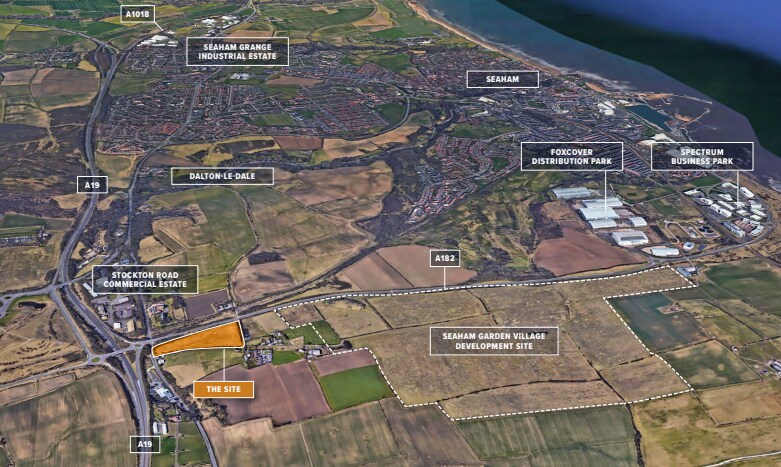Land at West Farm, Cold Hesledon for sale Aerial- Image 1 of 1