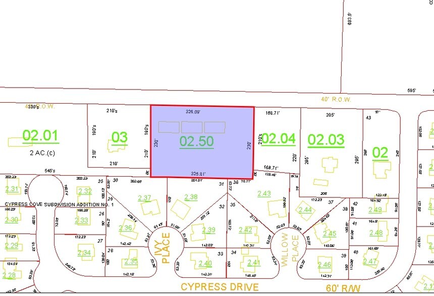 3066 N Bethel Rd, Decatur, AL for sale - Plat Map - Image 1 of 1