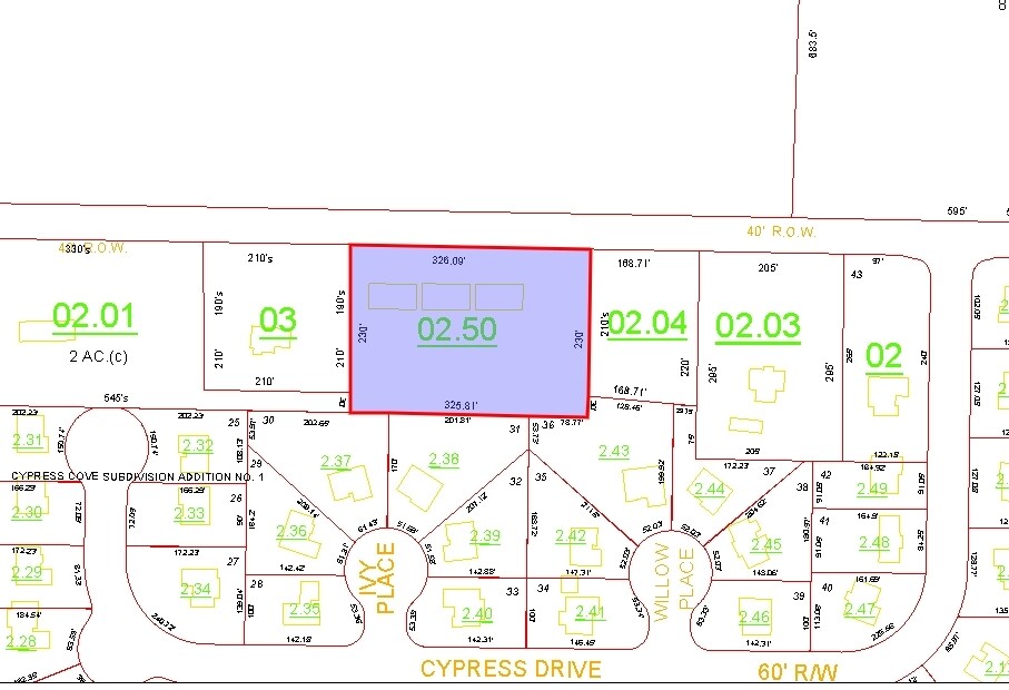 3066 N Bethel Rd, Decatur, AL for sale Plat Map- Image 1 of 1