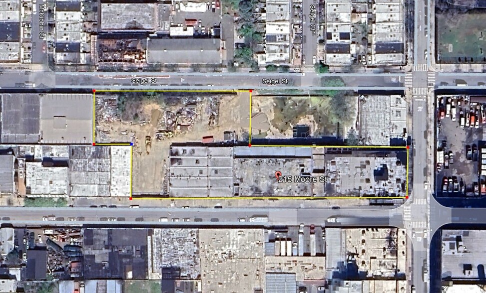 215 Moore St, Brooklyn, NY for lease - Aerial - Image 1 of 2