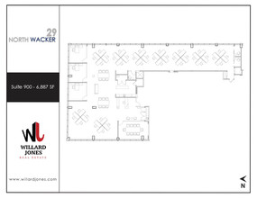 29 N Wacker Dr, Chicago, IL for lease Floor Plan- Image 1 of 9