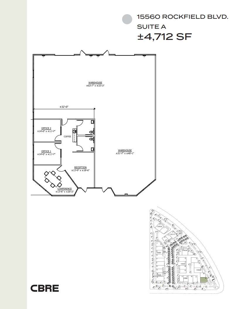 15550 Rockfield Blvd, Irvine, CA for lease Floor Plan- Image 1 of 1