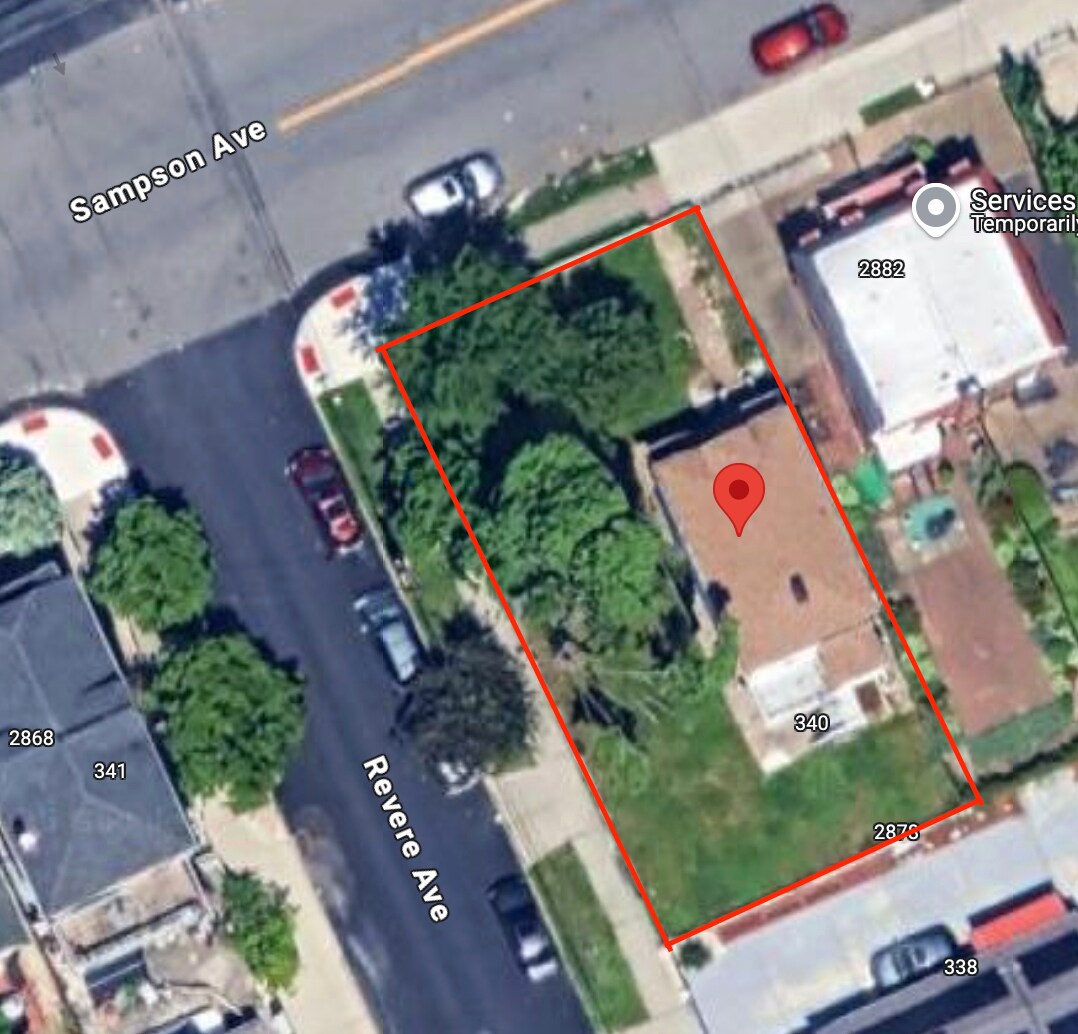 2878 Sampson Ave, Bronx, NY for sale Plat Map- Image 1 of 1