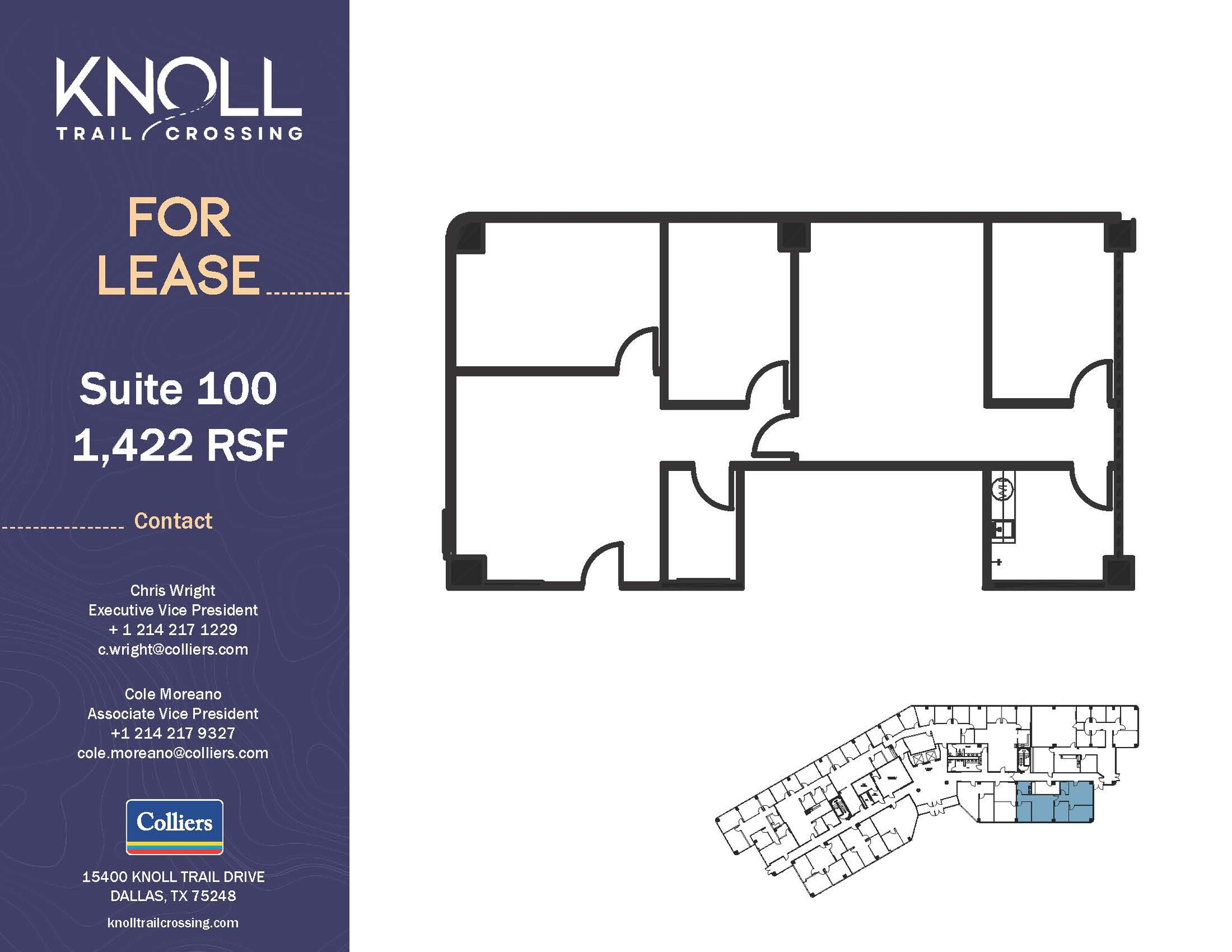 15400 Knoll Trail Dr, Dallas, TX for lease Floor Plan- Image 1 of 1