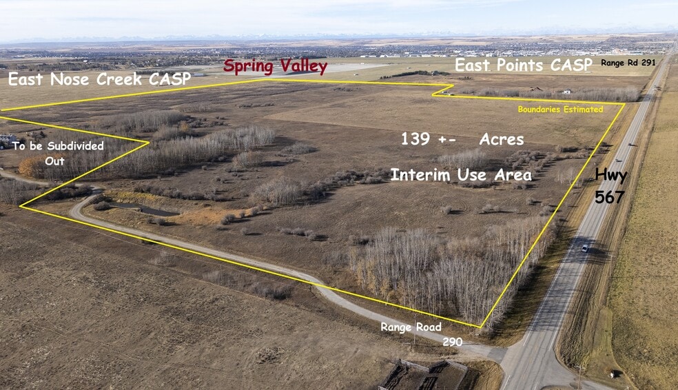 271245 Township Road 290, Airdrie, AB for sale - Aerial - Image 3 of 5