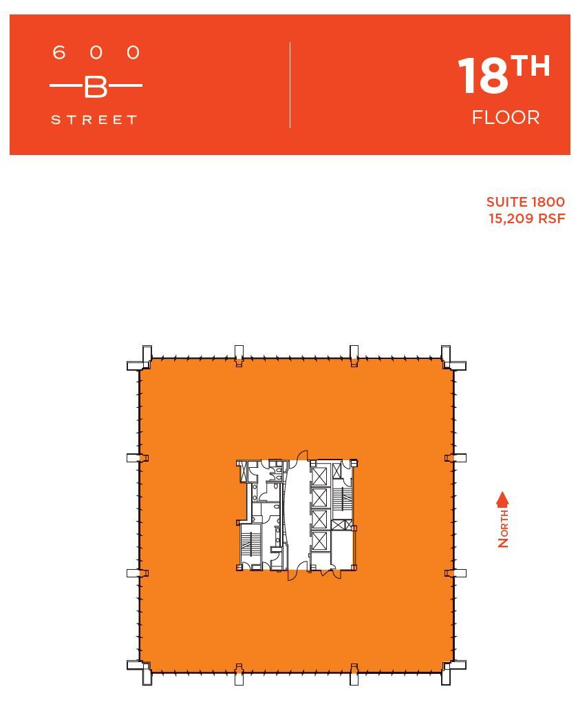 600 B St, San Diego, CA for lease Floor Plan- Image 1 of 1