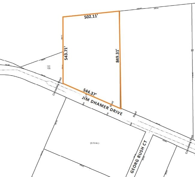 NWQ of Route 47 & Jim Dhamer Drive, Huntley, IL for sale - Plat Map - Image 2 of 2
