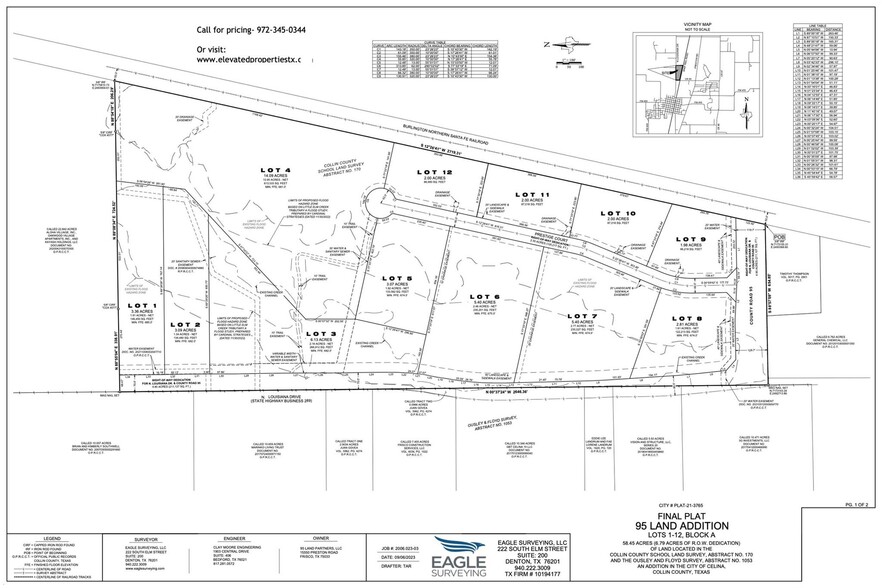 TBD Business 289- Lot 9, Celina, TX for sale - Site Plan - Image 3 of 6