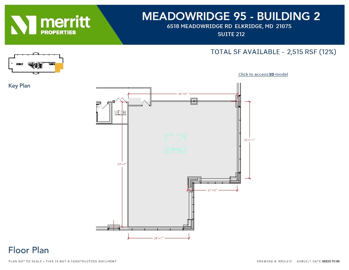 6518 Meadowridge Rd, Elkridge, MD for lease Floor Plan- Image 1 of 1