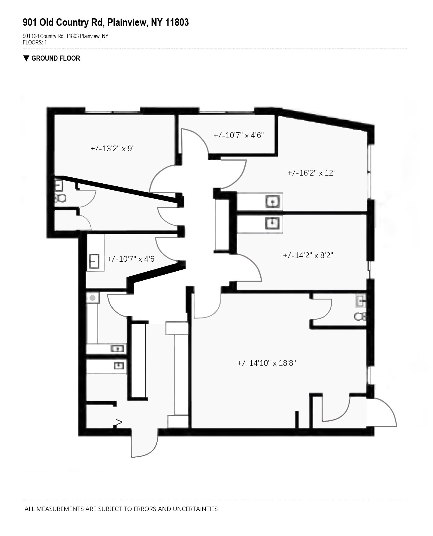 901 Old Country Rd, Plainview, NY for lease Floor Plan- Image 1 of 9