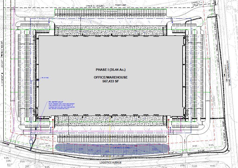 370 Logistics ave, Jeffersonville, IN for lease - Site Plan - Image 2 of 2