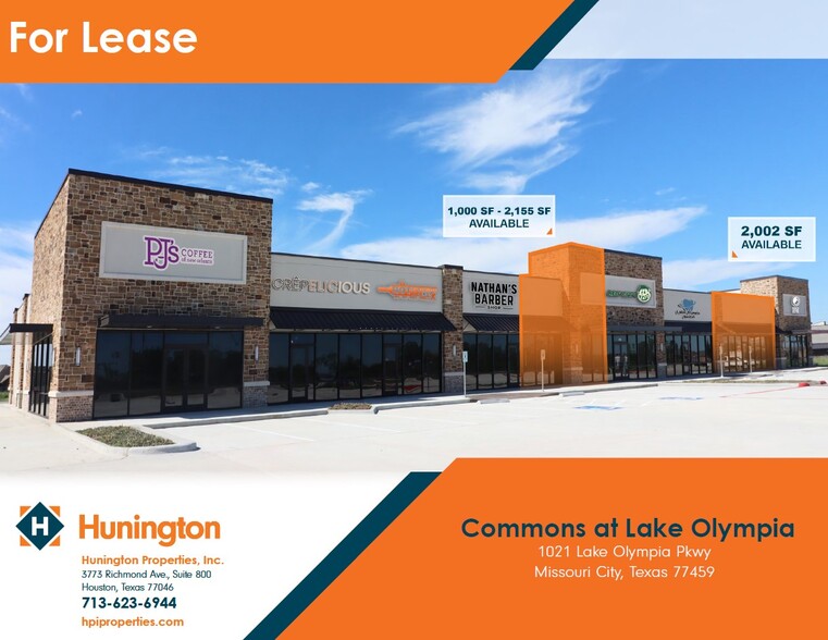 1021 Lake Olympia Pky, Missouri City, TX for lease - Building Photo - Image 1 of 1