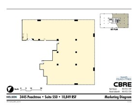 3445 Peachtree Rd NE, Atlanta, GA for lease Floor Plan- Image 1 of 1