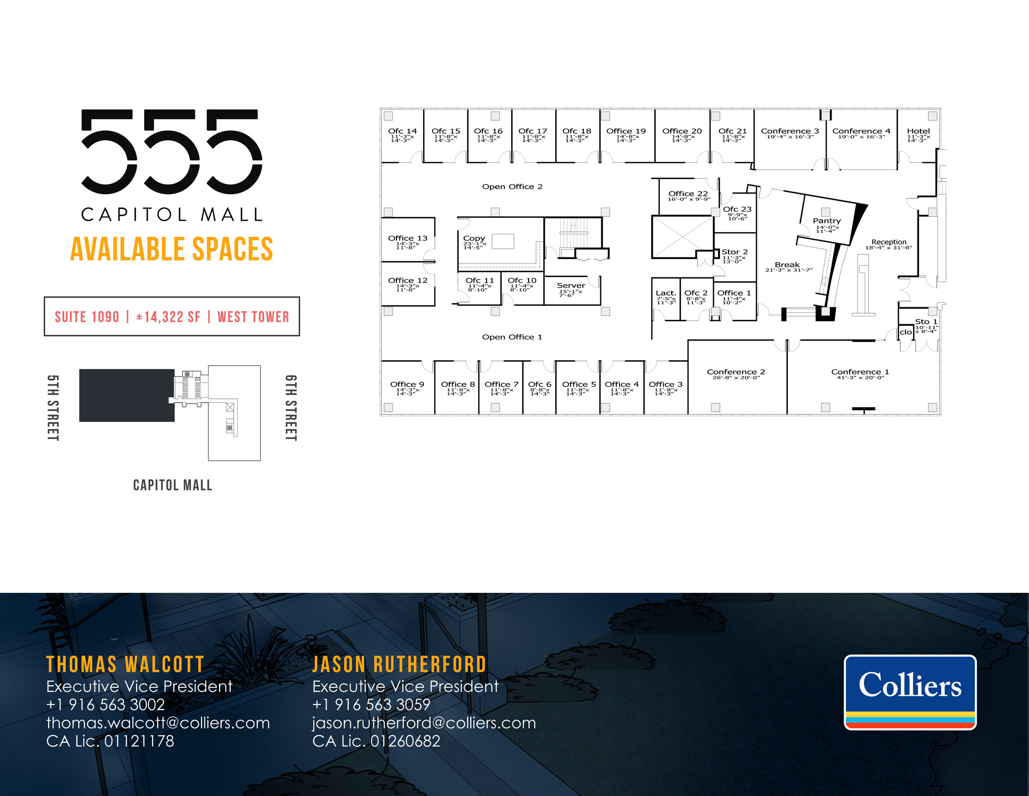 555 Capitol Mall, Sacramento, CA for lease Site Plan- Image 1 of 1