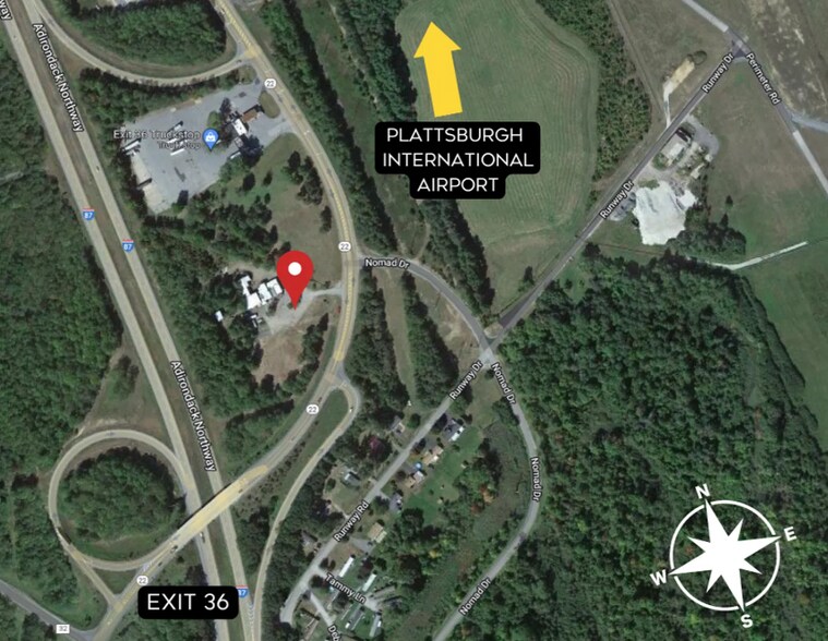 4289 Route 22, Plattsburgh, NY for sale - Aerial - Image 1 of 1