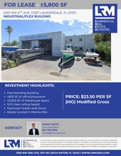 3001 SW 2nd Ave, Fort Lauderdale, FL for lease Building Photo- Image 1 of 1