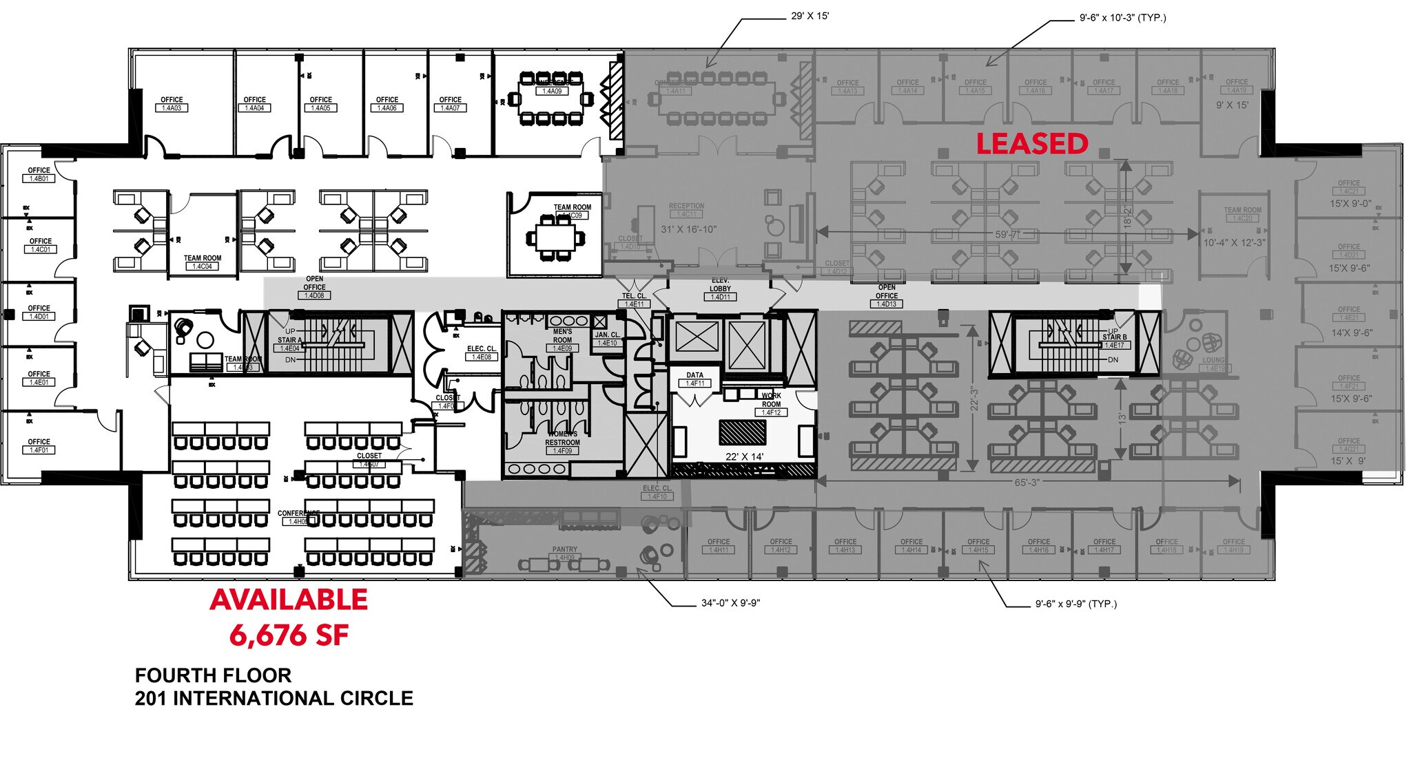 201 International Cir, Hunt Valley, MD for lease Floor Plan- Image 1 of 1
