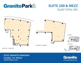5525 Granite Parkway, Plano, TX for lease Floor Plan- Image 2 of 2