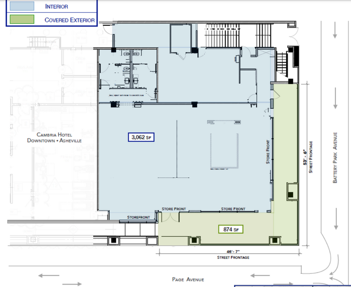 15-100 Page Ave, Asheville, NC for lease - Floor Plan - Image 3 of 3