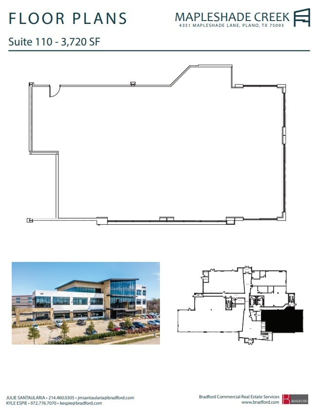 4351 Mapleshade Ln, Plano, TX for lease Floor Plan- Image 1 of 2