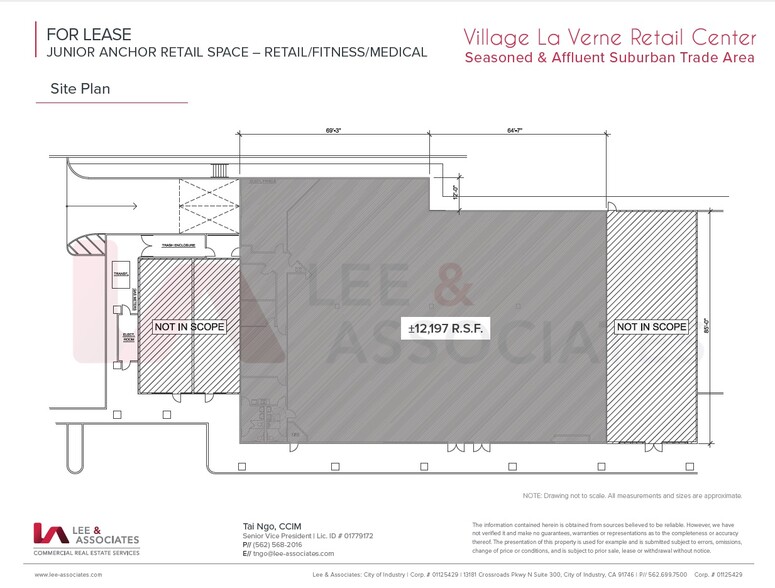 2105-2145 Foothill Blvd, La Verne, CA for lease - Site Plan - Image 3 of 4