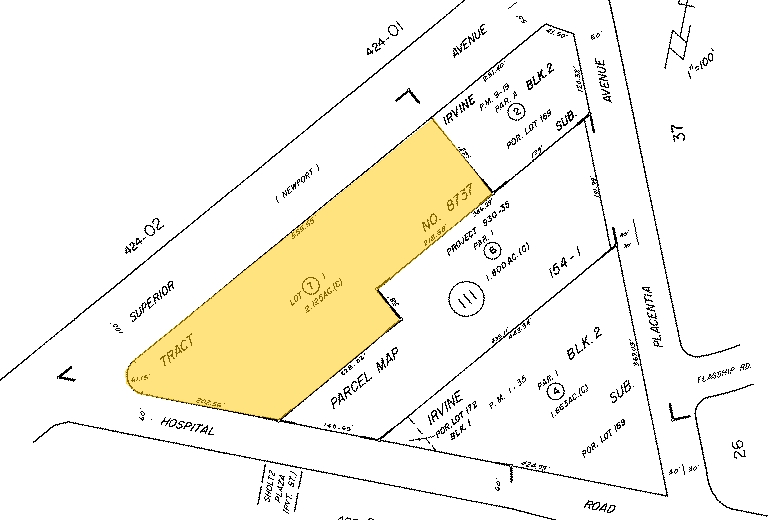 320 Superior Ave, Newport Beach, CA for lease - Plat Map - Image 2 of 59