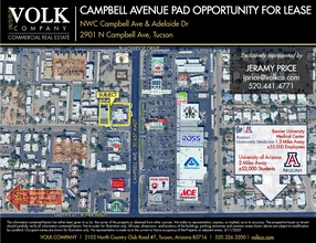 2901 N Campbell Ave, Tucson, AZ - AERIAL map view - Image1