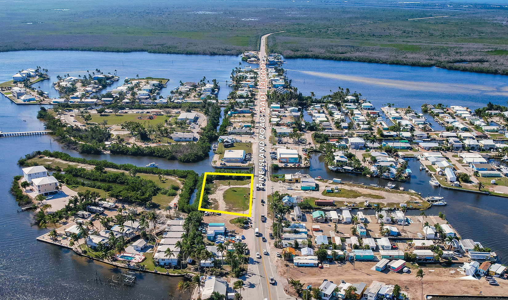 4521 Pine Island Rd NW, Matlacha, FL for sale Aerial- Image 1 of 6