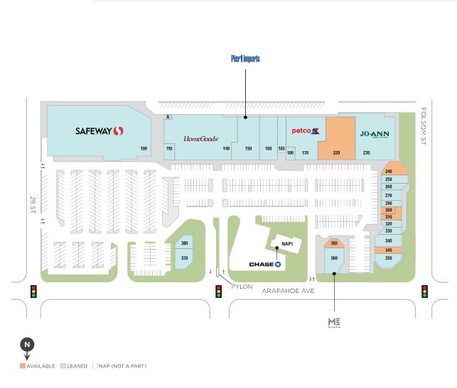 2400-2580 Arapahoe Ave, Boulder, CO for lease - Site Plan - Image 3 of 12