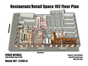 354 S Spring St, Los Angeles, CA for lease Floor Plan- Image 1 of 1