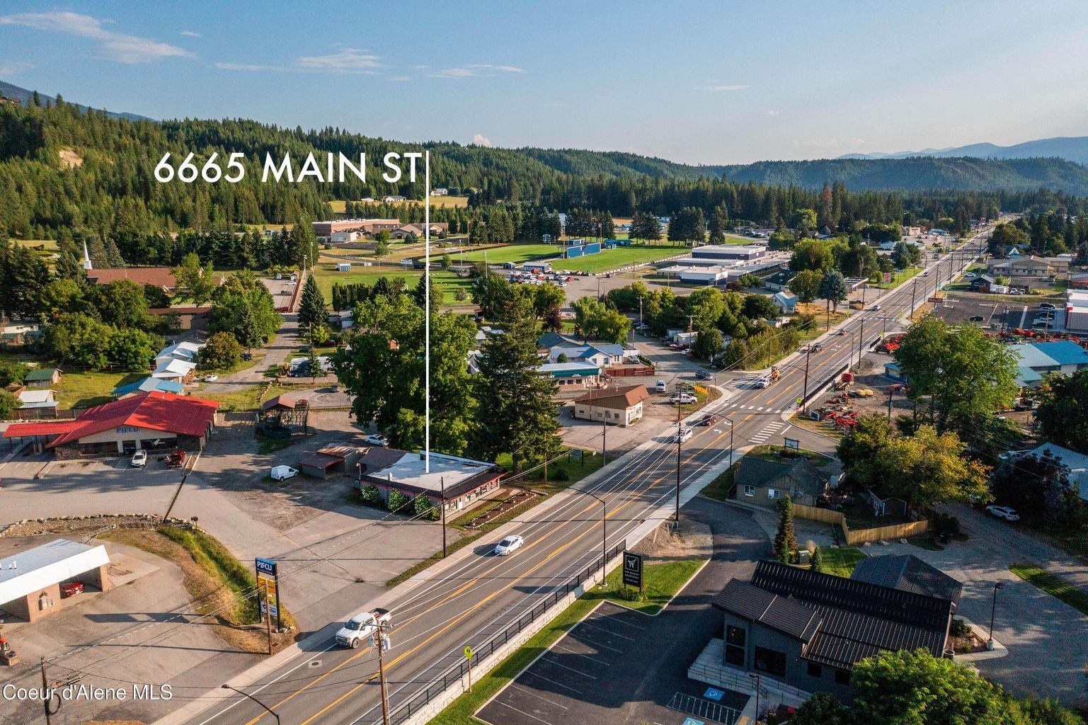 6665 S Main St, Bonners Ferry, ID for sale Aerial- Image 1 of 24