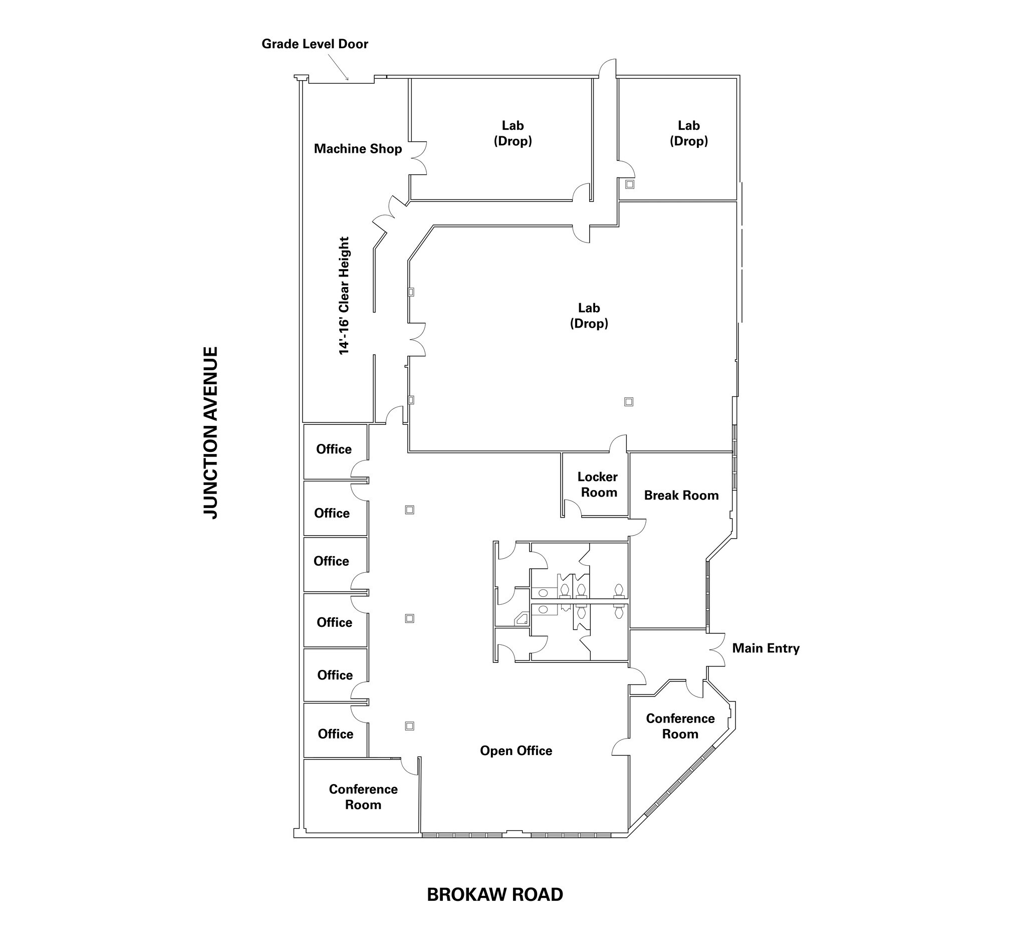 525-585 E Brokaw Rd, San Jose, CA for lease Site Plan- Image 1 of 1