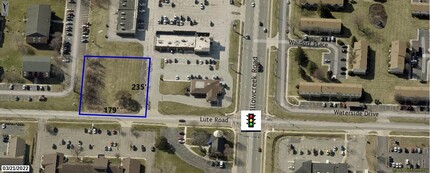 6035 Lute Rd, Portage, IN - aerial  map view